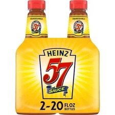 2 PACK - Heinz 57 Sauce 20 oz Each (Total 40 oz)