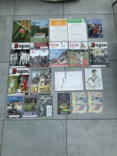 Collection of 20 Lancashire County Cricket Club Brochures,Magazines, Programmes