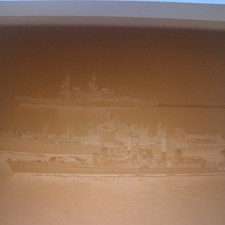 Vintage Film Negative Battleship