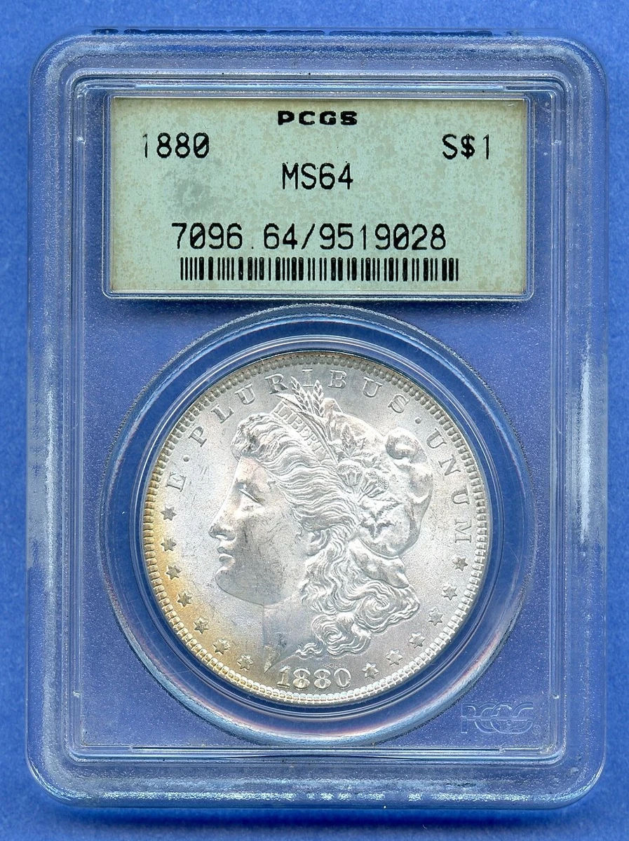 MS 64 Graded 1880 Year Morgan US Dollars (1878-1921) for sale | eBay