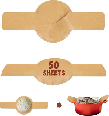 Parchment Paper for Sourdough Baking,  Bread Sling for Dutch Oven, 8'' Round Parc