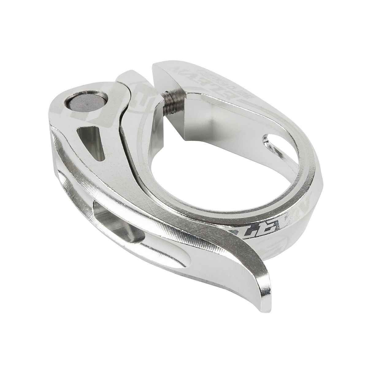 Collier de selle ELEVN AERO rapide de 25,4mm en argent pour ajustement sans outil