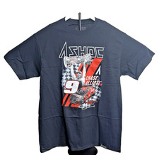 NASCAR T-Shirt Size L Cup Series Chase Elliott #9 Black  Ashoc 2020 Champion