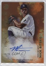 2021 Bowman Inception Orange Foil 13/25 Nick Bitsko #PA-NB Auto 10qe