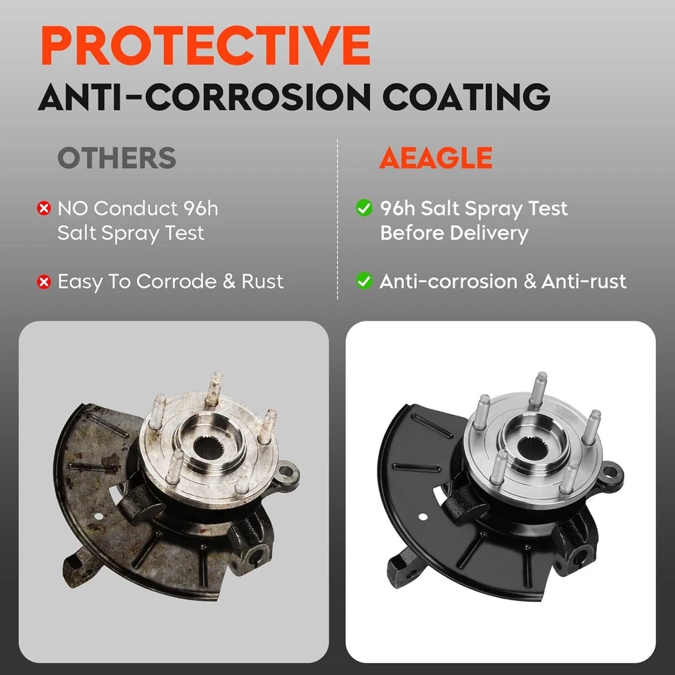 Par de bujes de dirección delanteros izquierdo y derecho para Ford Escape 05‐12 Foto 4 de 4