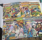 8 Vintage/bronze age marvel team up comic book lot, Spider-Man, Iron Man, 40-49