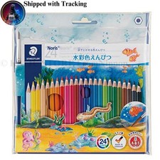 Staedtler Noris Club Watercolor Colored Pencils 24 Colors 144 10NC24P