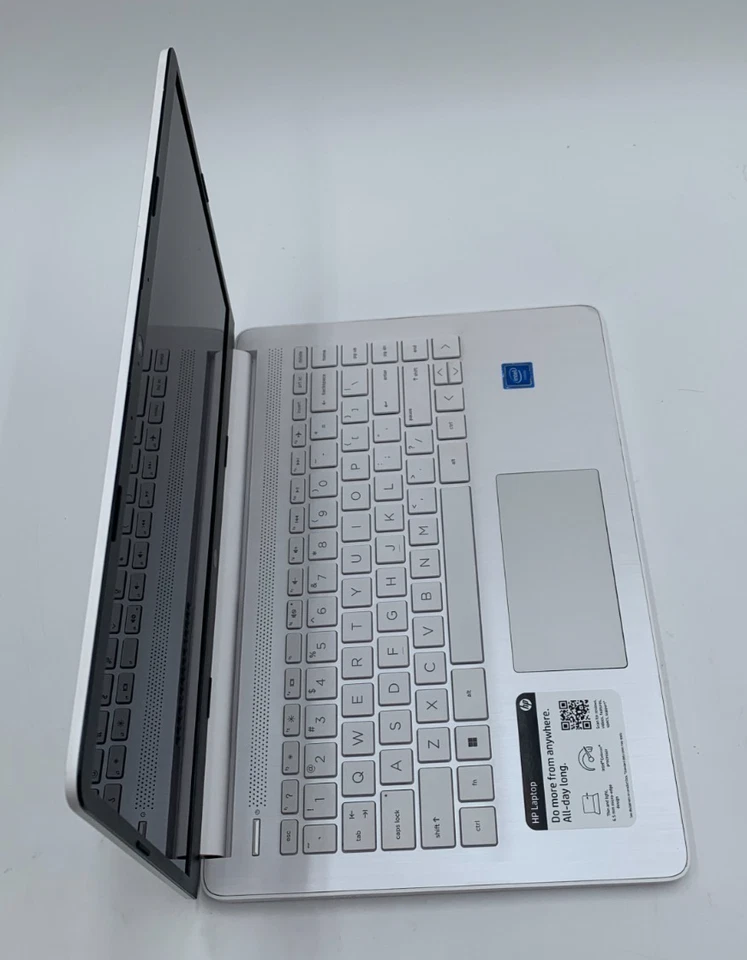 Laptop HP 14-dq0080nr 14" intel Celeron 1.1GHz 60GB SSD 8GB DDR4 Blanca Excelente Foto 3 de 4