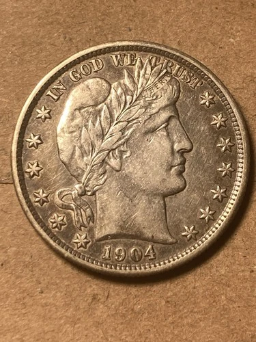 1904 P Barber Half Dollar - XF/AU - As Shown! (#1561)
