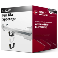für Kia Sportage V Typ NQ5 (G.D.W.) AnhäNgerkupplung Vertikal Abnehmbar Neu Top