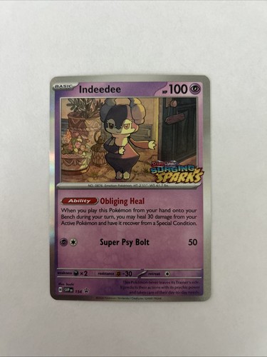Indeedee 154 Sv: Scarlet & Violet Promo Cards Holo