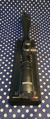 TASCO 6-24X40 MAG RIFLE SCOPE MATTE W/ AO FLIP CAPS TARGET TURRET DUPLEX RETICLE