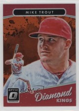 2017 Panini Donruss Optic Diamond Kings Orange Prizm 78/199 Mike Trout #13 00d2