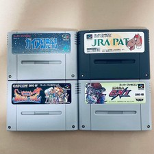 Nintendo Super Famicom SFC Software 4 Game Set Official Collection Complete