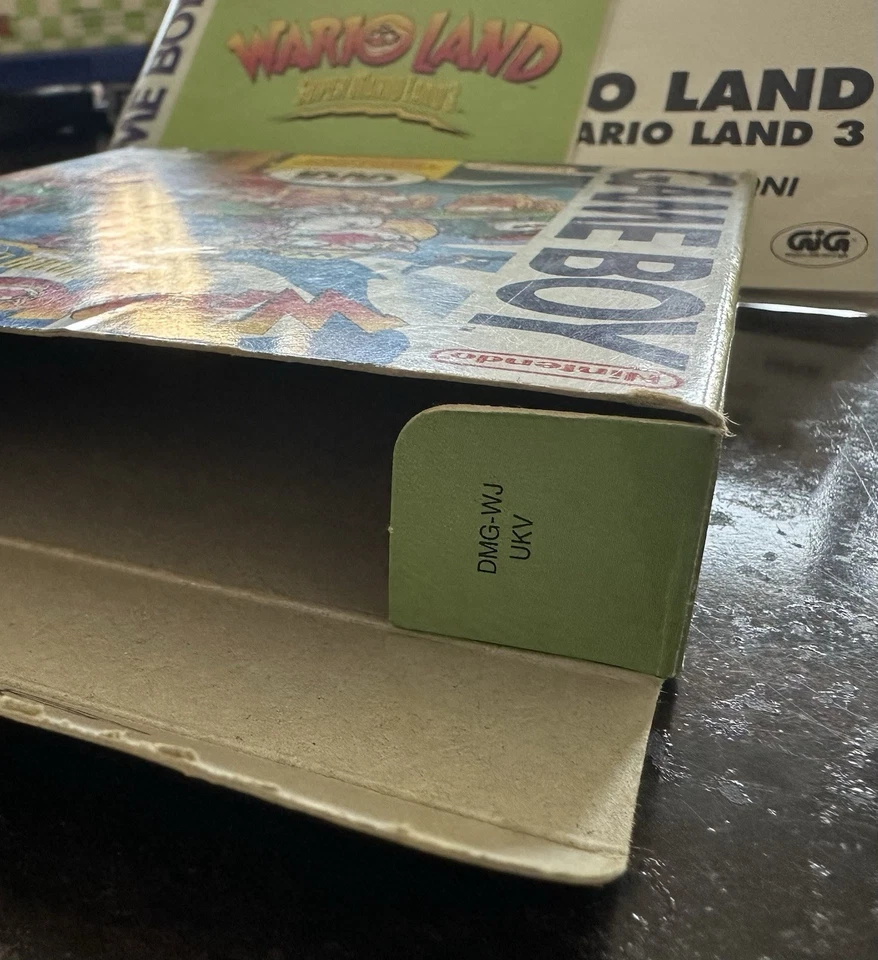 Nintendo Game Boy Wario Land Super Mario Land 3 NO GIOCO Solo Box E Libretti Gig - Bild 3 von 4