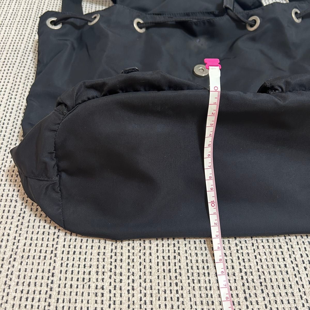 PRADA nylon backpack triangular logo From Japan - image 11