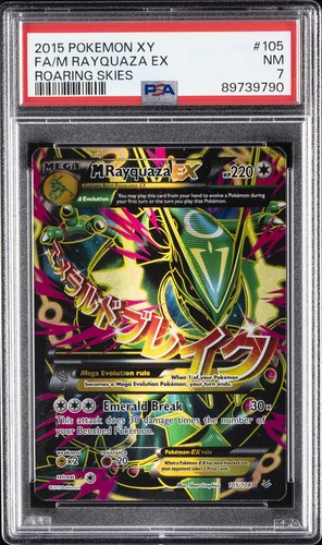M Rayquaza-EX graded PSA 7 for sale on eBay