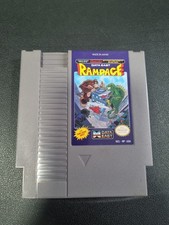 Rampage Nintendo Entertainment System 1988 Cartige Label Mint Condition Works