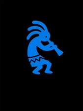 KOKOPELLI TRUMPET 1 Decal for car Windows Laptops Any Smooth Surface
