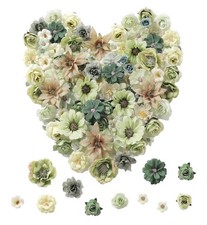 Serra Flora Realistic Mini Silk Flower Heads   Multicolor Daisy Rose Artificial