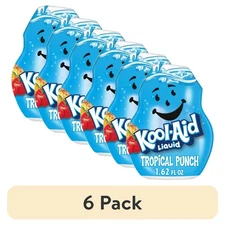 Liquid Tropical Punch Naturally Flavored Soft Drink Mix 6 Pack 1.62 fl oz