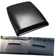 Universal Car Decorative Air Flow Intake Hood Scoop Vent Turbo Bonnet Black Universal Car Decorative Air Flow Intake Hood Scoop Vent Turbo Bonnet Black