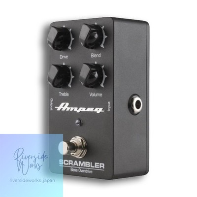 Ampeg Scrambler Bass Overdrive Effektpedal für Gitarre und Bass
