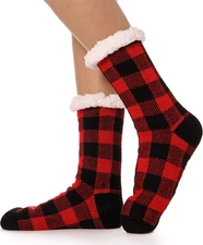 ANTSNAG Womens Slipper Socks Fuzzy Fluffy Cabin Cozy Winter Thick Warm Comfy Fle