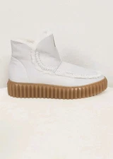 Voile Blanche Size 39 US 9 Ankle Boots Shearling Booties Bice Honey Mid Bianco 