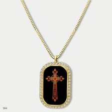 Stunning Colorful Jesus Christ Crucifix Cross Fashion Pendant Necklace Chain Pic