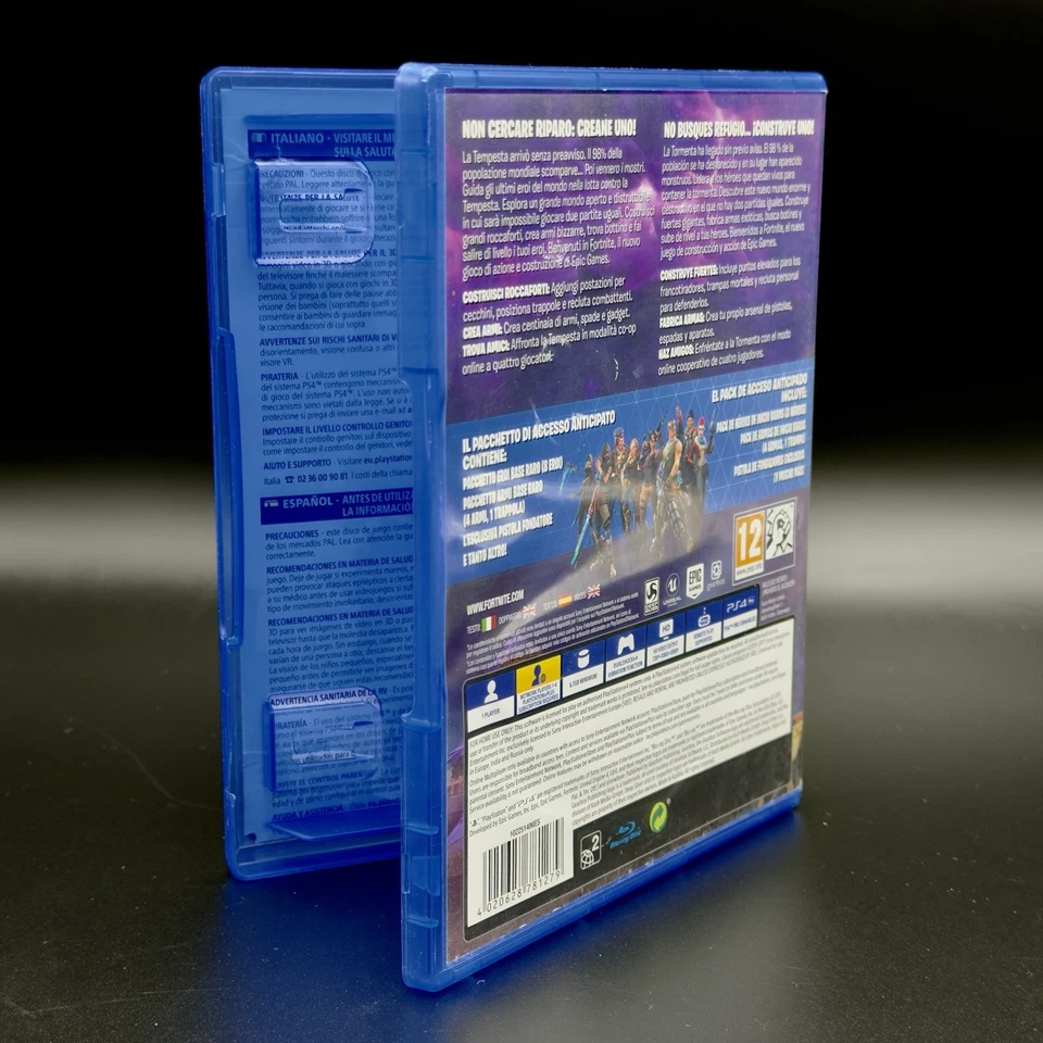FORTNITE PS4 RARO INTROVABILE EDIZIONE FISICA SU DISCO DA COLLEZIONE COMPLETO - Immagine 3 di 4