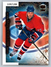 2000-01 Pacific Dynagon Ice Gold Parallel Shayne Corson /199 Montreal Canadiens