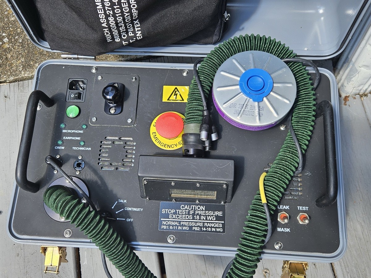 GENTEX ALSIT Oxygen Mask Tester MBU-23/P & MBU-20/P for F-35 JSF