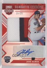2018 Elite Extra Edition USA Collegiate Silhouette Red 19/25 Jake Agnos Auto hg6