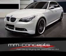 CUP Spoilerlippe SCHWARZ für 5er BMW E60 E61 BIS 07 Spoilerschwert Frontspoiler 