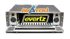 Evertz 7800FR-Q 3RU MultiFrame w/ 7700FC Frame Controller for Fiber ASI IP 3G HD