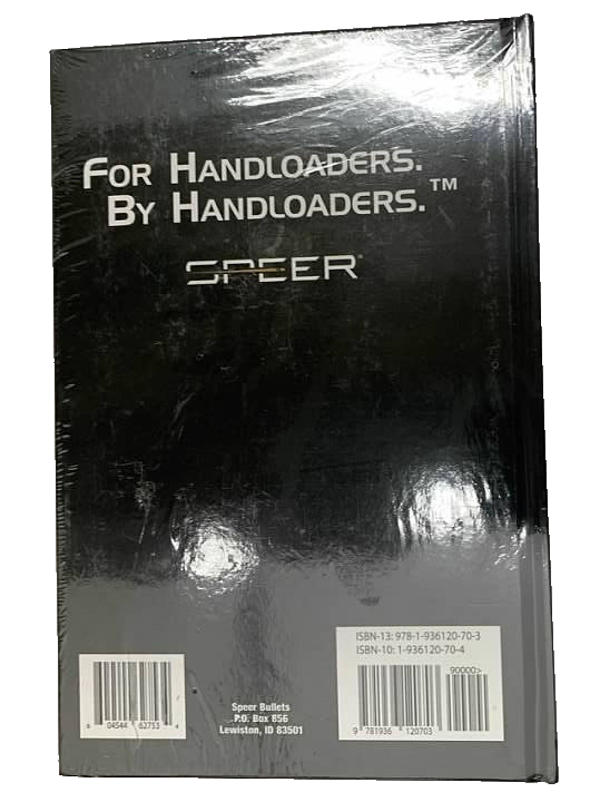 Speer SRM15 Reloading Manual (Hardcover, 2018) for sale online | eBay