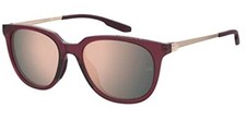 New Under Armour Women's Circuit Oval Sunglasses 0IMM/0J Burgundy Crystal 54mm
