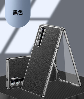 Magnetic Metal Tempered Glass Leather Case For ZTE Nubia Red Magic 9 8 8s Pro +