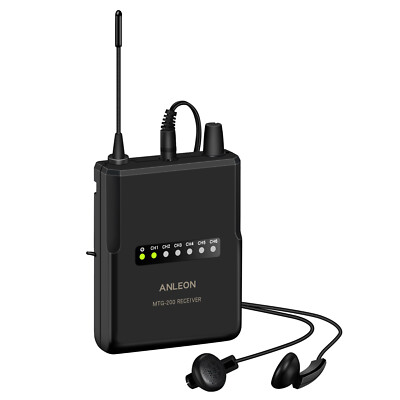 MTG-200 1PCS Receive Tour Guide System, Tour Guide Audio System Receives