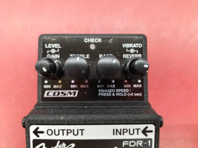 BOSS FDR-1 Fender '65 Deluxe Reverb Amp Guitar Effect Pedal from