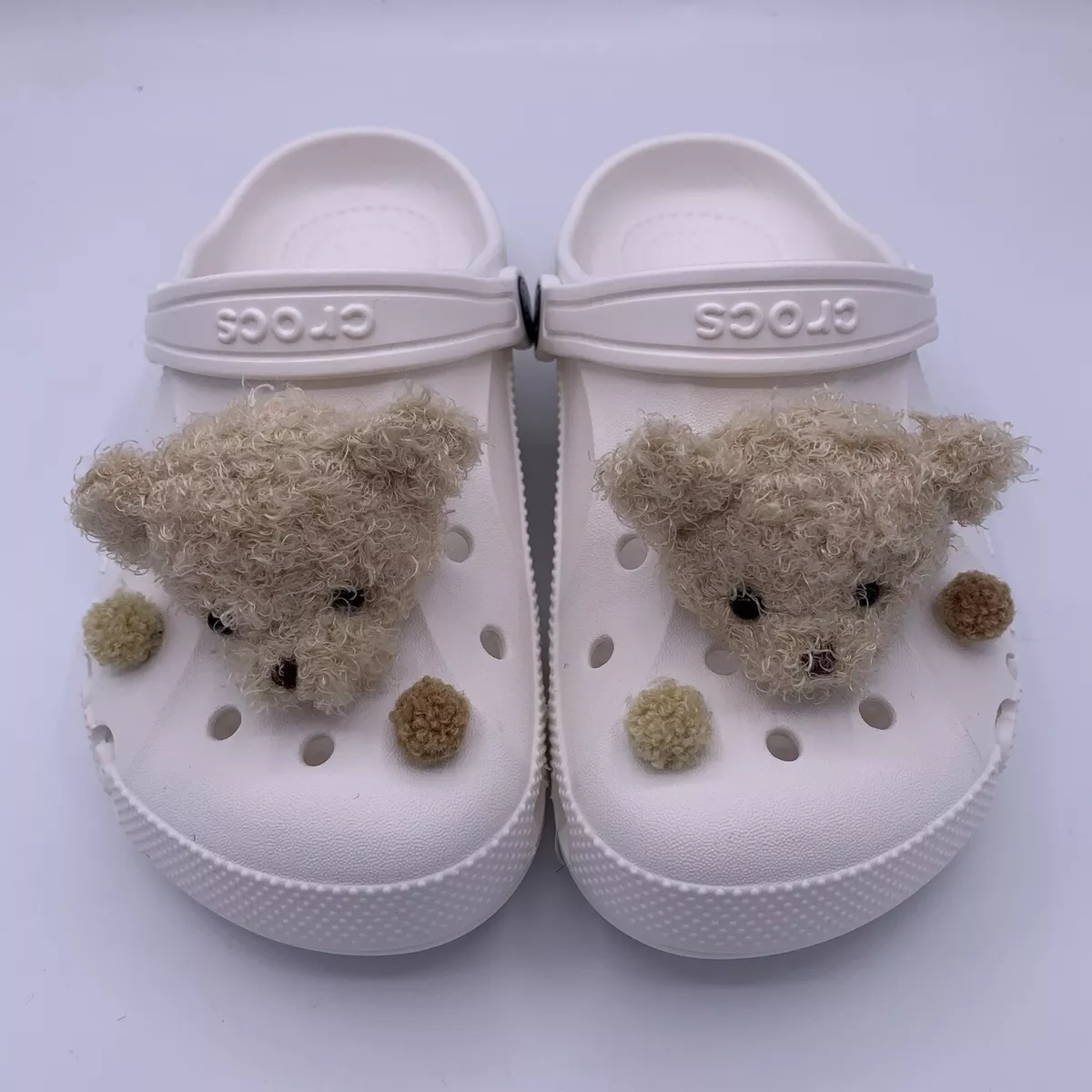 Crocs Charms Pomeranian, Teddy Shoe Decorations