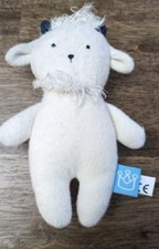 Manhattan Toy Embroidered Plush Goat Baby Rattle 2020 Lovey Toy