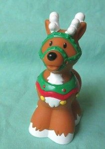 little people santa and reindeer