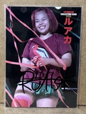 Ruaka Signed 2019 Stardom Collection In Person Autograph #77 SP JAN Oedo Tai
