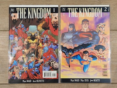 The Kingdom #1-2 Complete 1st Print (DC Comics 1999) Mark Waid, Zeck Olivetti NM