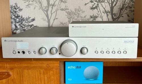 Cambridge Audio Azur 340SE Integrated Amplifier with Bluetooth +MM Phono Pre Amp