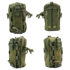 Tactical Molle Waist Bag Strap Shoulder Strap Portable EDC Nylon Waterproof Bag