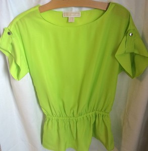 michael kors t shirt womens green