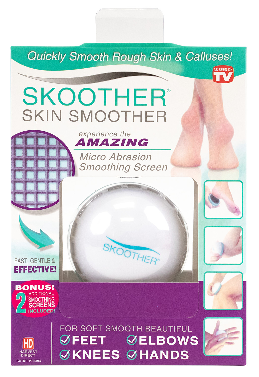 SKOOTHER Skin Smoother Smooth Rough Skin Foot File Callus Remover As Seen On TV General